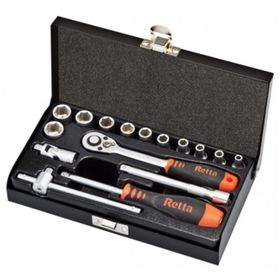 Retta RLT1604 1/4 16 Parça 6 Köşe Lokma Takımı
