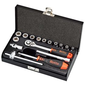 Retta RLT1604 1/4 16 Parça 6 Köşe Lokma Takımı