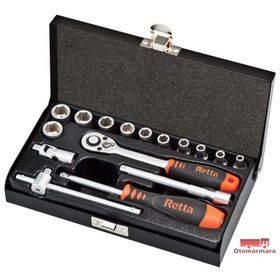 Retta RLT1604 1/4 16 Parça 6 Köşe Lokma Takımı