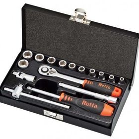 Retta RLT1604 1/4 16 Parça 6 Köşe Lokma Takımı