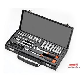 Retta RLT4501 1/4 45 Parça 6 Köşe Lokma Takımı