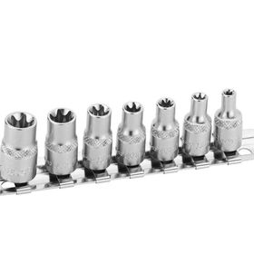 Retta RTS0702 1/4 inç Altı Köşe Dişi Torx 7 Parça Lokma Seti