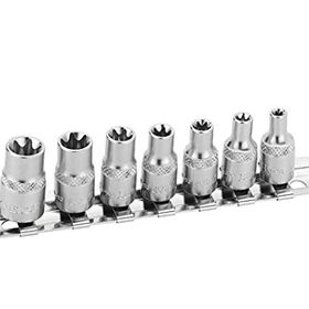 Retta RTS0702 1/4 inç Altı Köşe Dişi Torx 7 Parça Lokma Seti