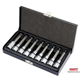 Retta RUT2060 1/2 inç Lokmalı 9 Parça Uzun - 6 Köşe Torx Uç Seti