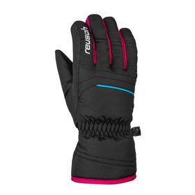 Reusch Alan Siyah/Pembe Çocuk Kayak Eldiveni