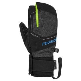 Reusch Torby R-Tex XT Üç Parmak Gri Sarı Kayak Çocuk Eldiveni
