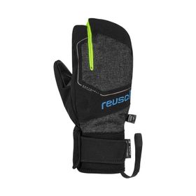 Reusch Torby R-Tex XT Üç Parmak Gri Sarı Kayak Çocuk Eldiveni