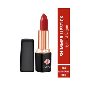 Reva Shimmer Mineral Red No:908 Ruj