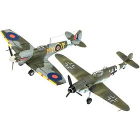 Revell Combat Set Bf109G-10-Spitfire Mk.V 63710 Maket Seti