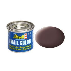 Revell REV32184 Leather Brown Mat 14 ml Maket Boyası