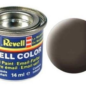 Revell REV32184 Leather Brown Mat 14 ml Maket Boyası