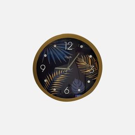 Revello Dekoratif Gece Gold 40x40 cm Düz Yuvarlak Saat