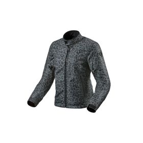 Revit Shade H2O Leopar-Gri Kadın Motosiklet Montu