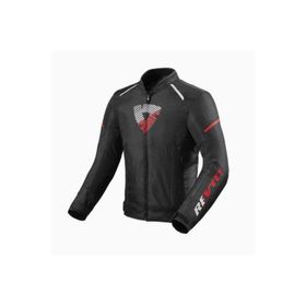 Revit Sprint H2O Siyah-Neon Kırmızı Motosiklet Montu