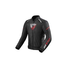 Revit Sprint H2O Siyah-Neon Kırmızı Motosiklet Montu