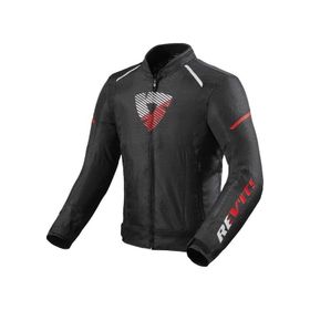 Revit Sprint H2O Siyah-Neon Kırmızı Motosiklet Montu