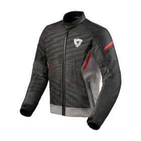 Revit Torque 2 Gri Kırmızı Motosiklet Montu