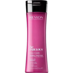 Revlon 250 ml Professional Be Fabulous Daily Care Normal Thick Hair Cream Shampoo