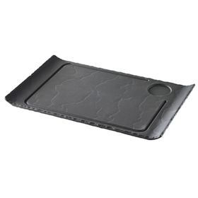 Revol Basalt 25x12 cm Siyah Biftek Tabağı