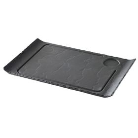Revol Basalt 25x12 cm Siyah Biftek Tabağı