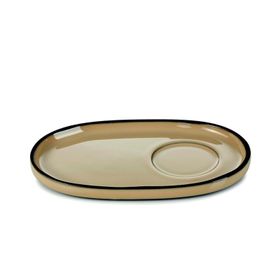 Revol Caractere 13x8 cm Kahverengi Fincan Tabağı