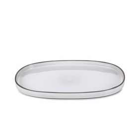 Revol Caractere Beyaz 35x21 Oval Tabak