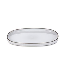 Revol Caractere Beyaz 35x21 Oval Tabak