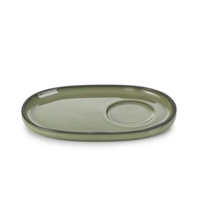 Revol Caractere Yeşil 13x8 cm Fincan Tabağı
