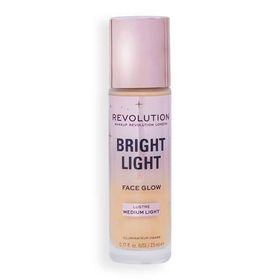Revolution Bright Light Face Glow 4 in 1 Medium Light Işıltılı Fondöten
