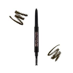 Revolution Duo Brow Pencil Dark Brown Göz Kalemi