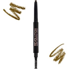 Revolution Duo Brow Pencil Light Brown Göz Kalemi