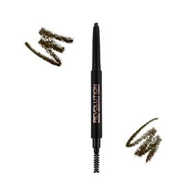 Revolution Duo Brow Pencil Medium Brown Kaş Kalemi
