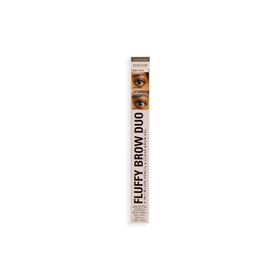 Revolution Fluffy Brow Duo Kaş Kalemi ve Dark Brown Kaş Maskarası