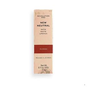 Revolution Pro New Neutrals Blushed Satin Matte Rumba Lipstick