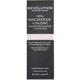 Revolution Skincare Niacinamide & Zinc 30 ml Leke ve Gözenek Arındırıcı Serum