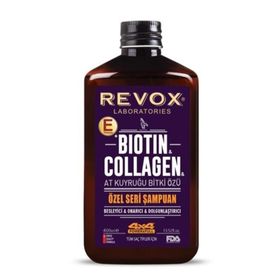 Revox At Kuyruğu Biotin Collagen 2x400 ml Şampuan