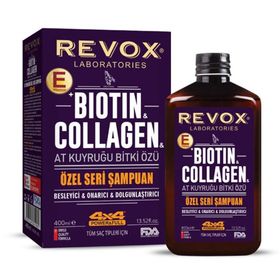 Revox Biotin Collagen At Kuyruğu Bitki Özlü 6x400 ml Şampuan