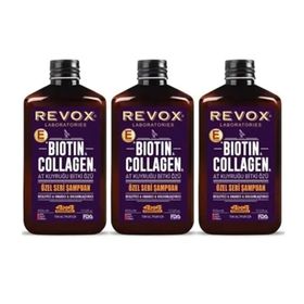 Revox Renk Koruyucu At Kuyruğu 3x400 ml Şampuanı