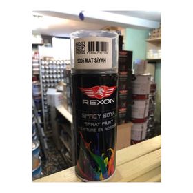 Rexon 9005 Mat Siyah 400 ml Sprey Boya
