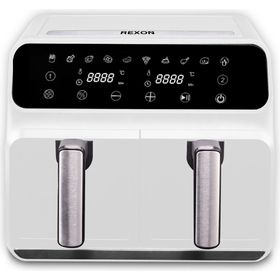 Rexon Dual-Cooker 4+4 lt Çift Hazneli Beyaz Airfryer