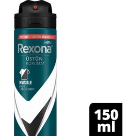 Rexona 150 ml Invisible Black White Üstün Koruma Erkek Sprey Deodorant