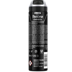 Rexona 150 ml Kömür Detoks Natural Fresh Men Deodorant
