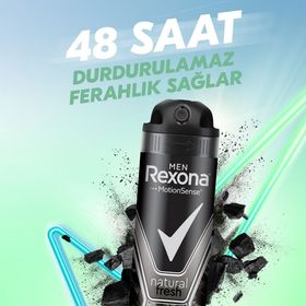 Rexona 150 ml Kömür Detoks Natural Fresh Men Deodorant