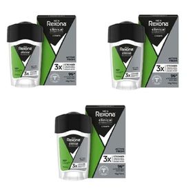 Rexona 3x45 ML Active Fresh Clinical Protection Erkek Stick Deodorant