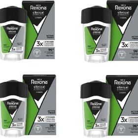Rexona 4x45 ml Active Fresh Clinical Protection Erkek Stick Deodorant