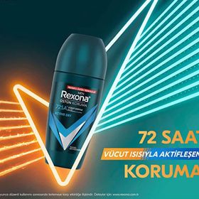 Rexona Active Dry 2x50 ml Üstün Koruma 72 Saat Kesintisiz Koruma Erkek Deodorant Roll On