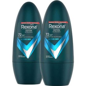 Rexona Active Dry 2x50 ml Üstün Koruma 72 Saat Kesintisiz Koruma Erkek Deodorant Roll On