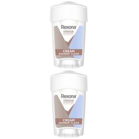 Rexona Clinical Clean Stick Clinical Protection Shower 2x45 ml Kadın Stick Deodorant
