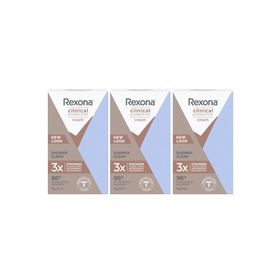 Rexona Clinical Clean Stick Protection Shower Clean 3x45 ML Kadın Stick Deodorant