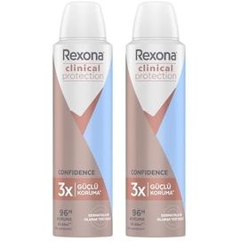 Rexona Clinical Protection Confidence 2x150 ML Kadın Sprey Deodorant